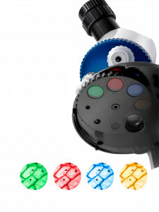 Микроскоп детский для наблюдения с кейсом в виде столика Орбита OT-INL83